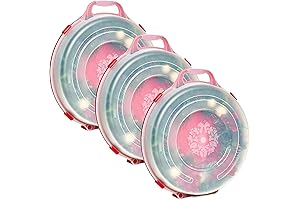 HOMZ 3 Pack Wreath Storage Holder