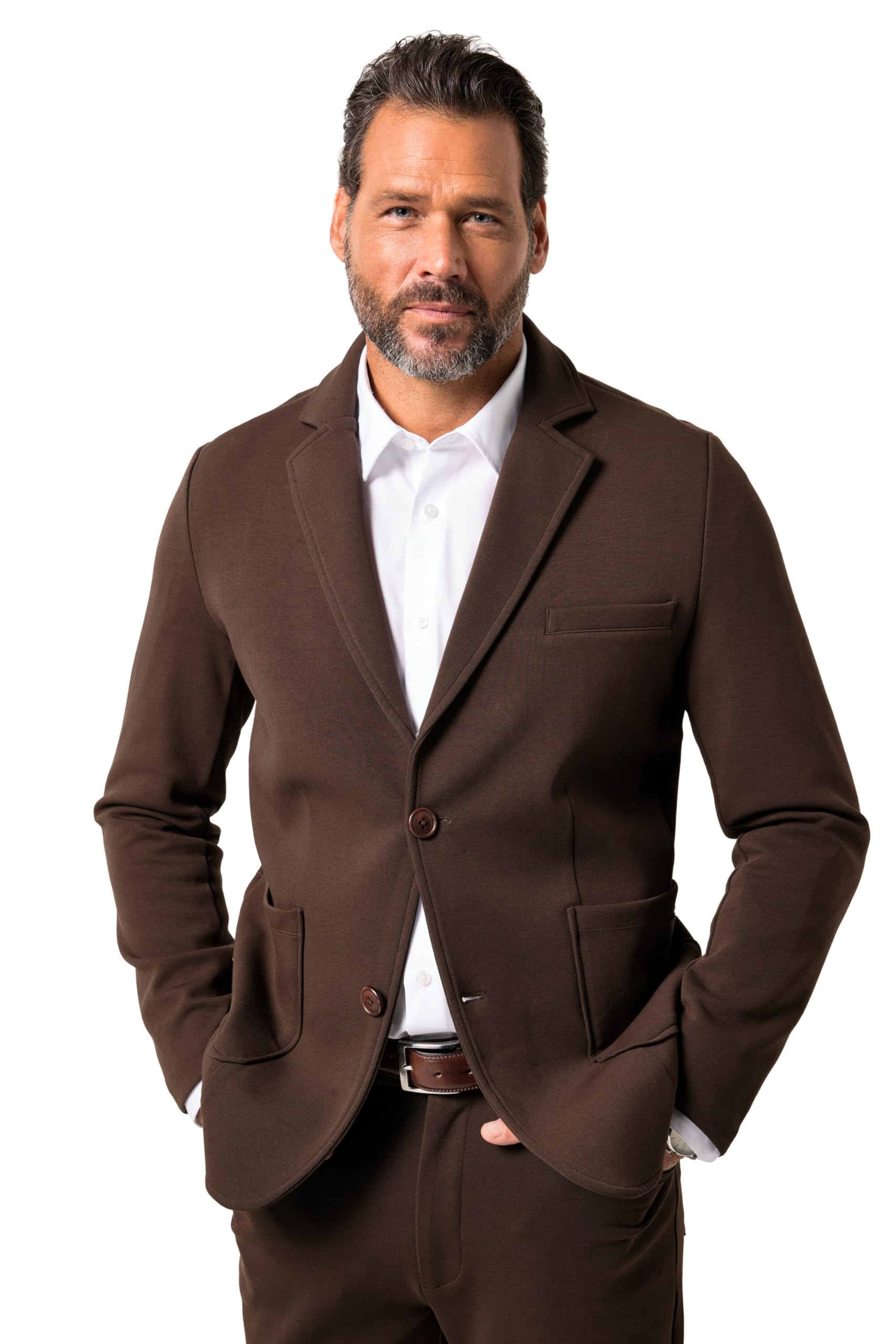 JP 1880 Herren große Größen Übergrößen Menswear L-8XL Jerseysakko NEW YORK, FLEXNAMIC®, Business, Baukasten 806498