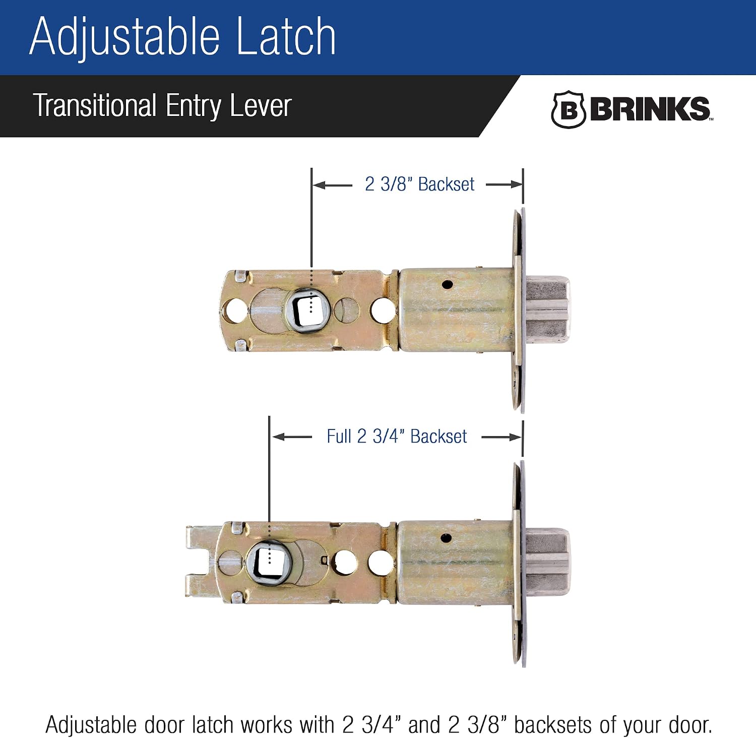 BRINKS – Transitional Keyed Entry Wave Door Lever, Satin Nickel - Designed for Traditional and Transitional Homes and Blends Seamlessly with Interior Décor (E2418-119)