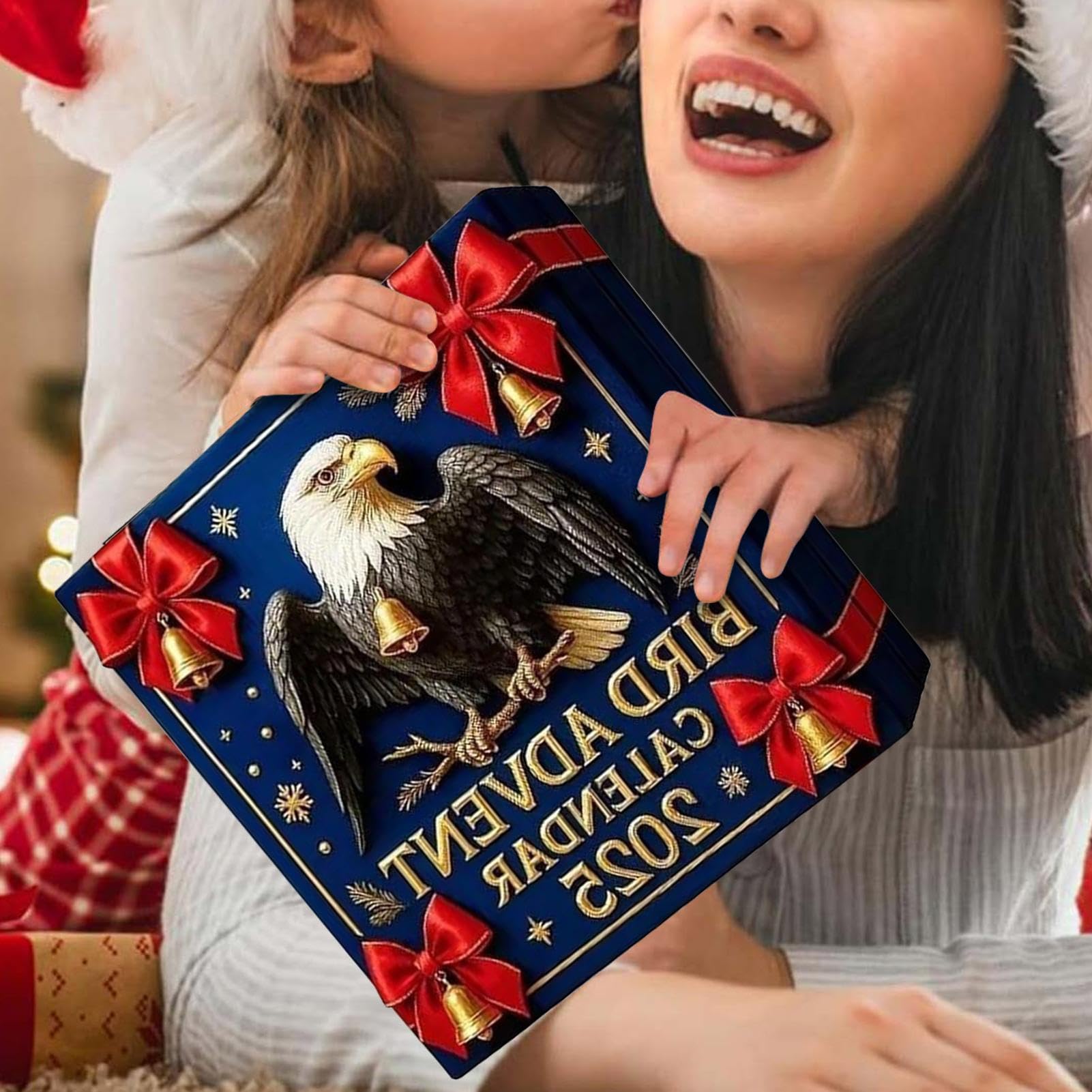 Calendario 'Avvento 2025 Ciondoli Acrilici 2D 'Avvento | Decorazioni Calendario Conto Alla Rovescia Natalizio Con Gufi Per Mensola, Scrivania, Soggiorno, Camera Da , , Bambini