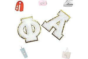 Glittering Alpha Phi Letters: Beautify Your Sorority Style