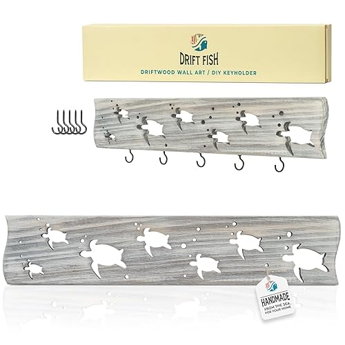 Driftwood Wall Art & DIY Key Holder – Handmade Coastal