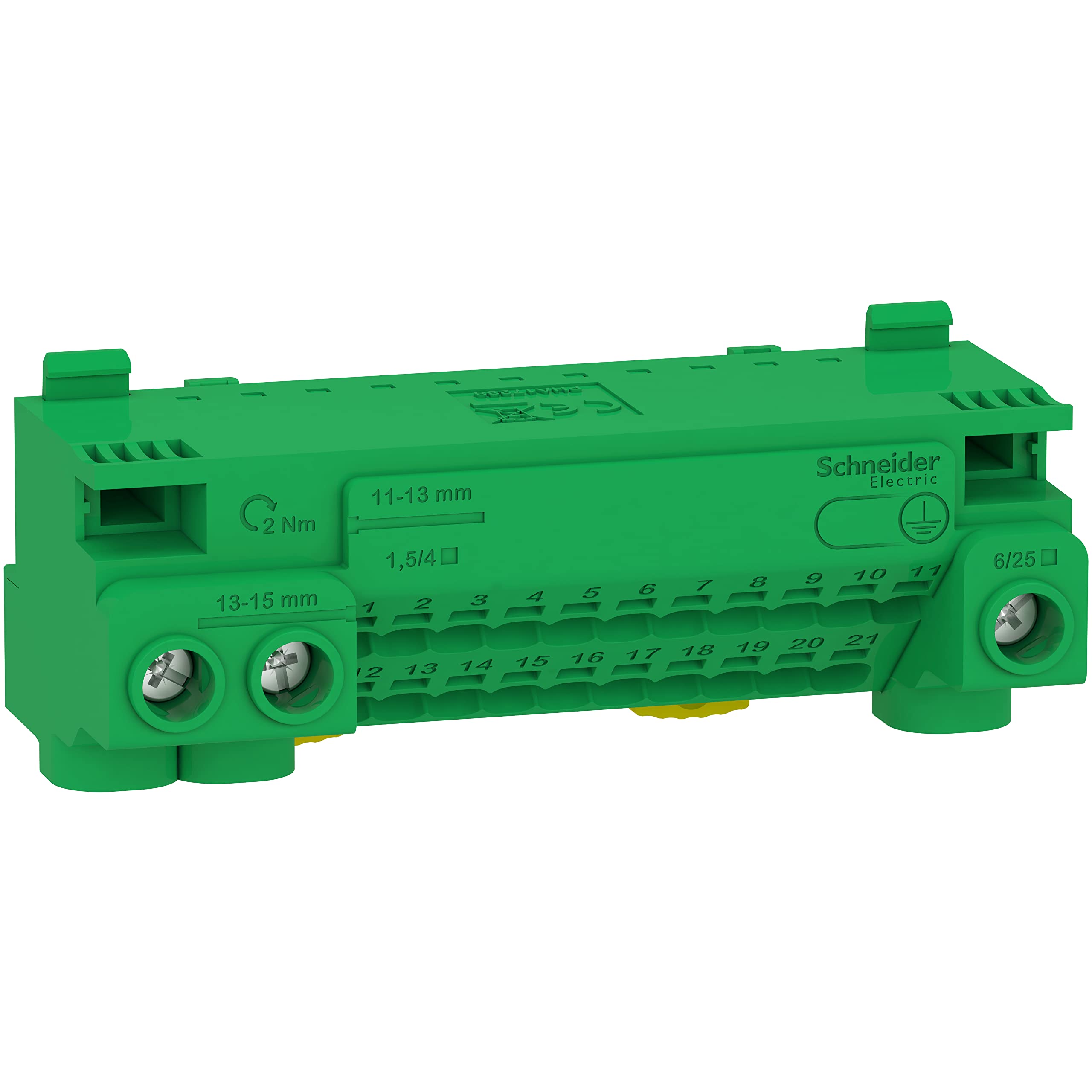 Schneider Electric Earth Screwless TB 24holes & Jumper marca