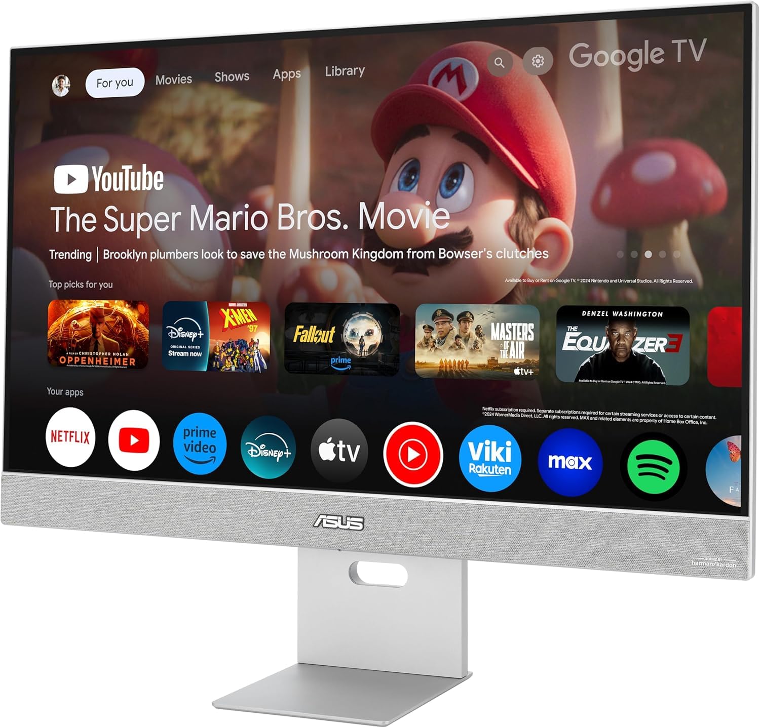 ディスプレイ・モニター本体 ASUS ZenScreen Smart MS27UC 4K HDR ASUS ZenScreen MS27UC Monitor 27