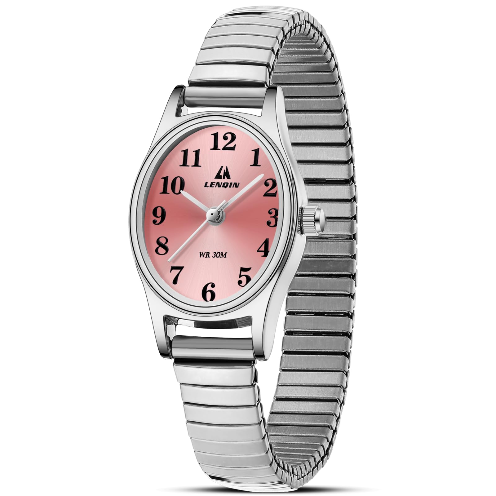 Damen Armbanduhr Wasserdicht Analog Quartz Uhr mit Elastischem Metallband | Klassisch Edelstahl Damenuhr 3ATM Wasserdichte Hochwertiges Quarzwerk