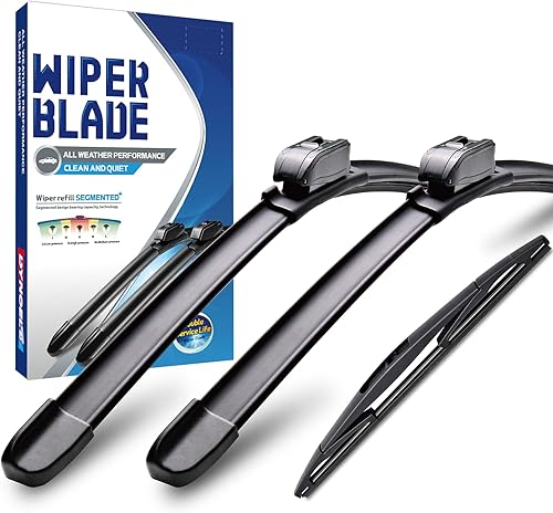 Miniatura 9 de Limpiaparabrisas de 26 pulgadas + 16 pulgadas + 12 pulgadas para Honda CR-V 2012-2016, limpiaparabrisas de repuesto para todas las estaciones (juego