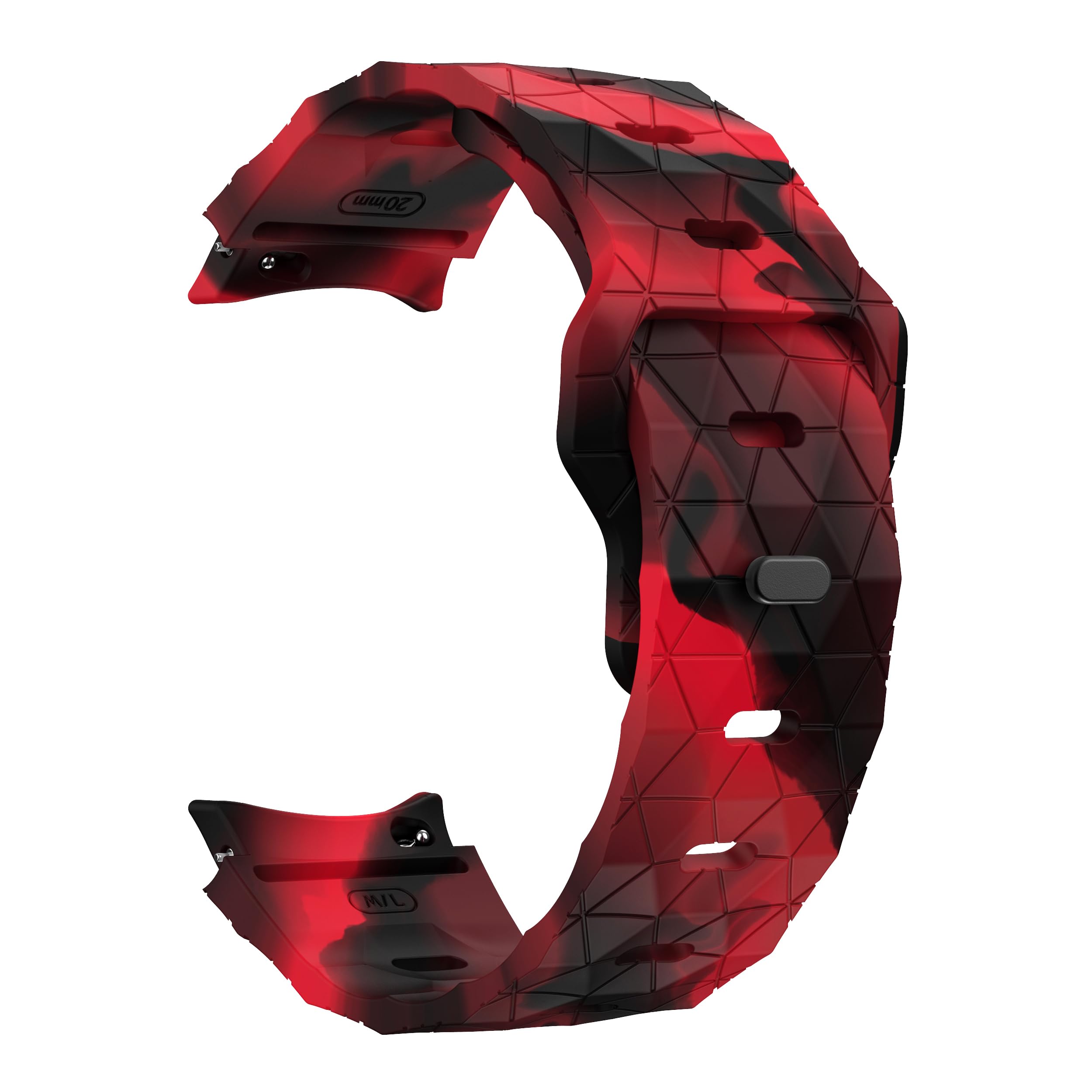 No Gaps Silicone Band for Galaxy Watch 7 6 4 5 44mm 40mm/FE/5 pro 20mm football Bracelet Watch6 Classic 43mm 47mm strap