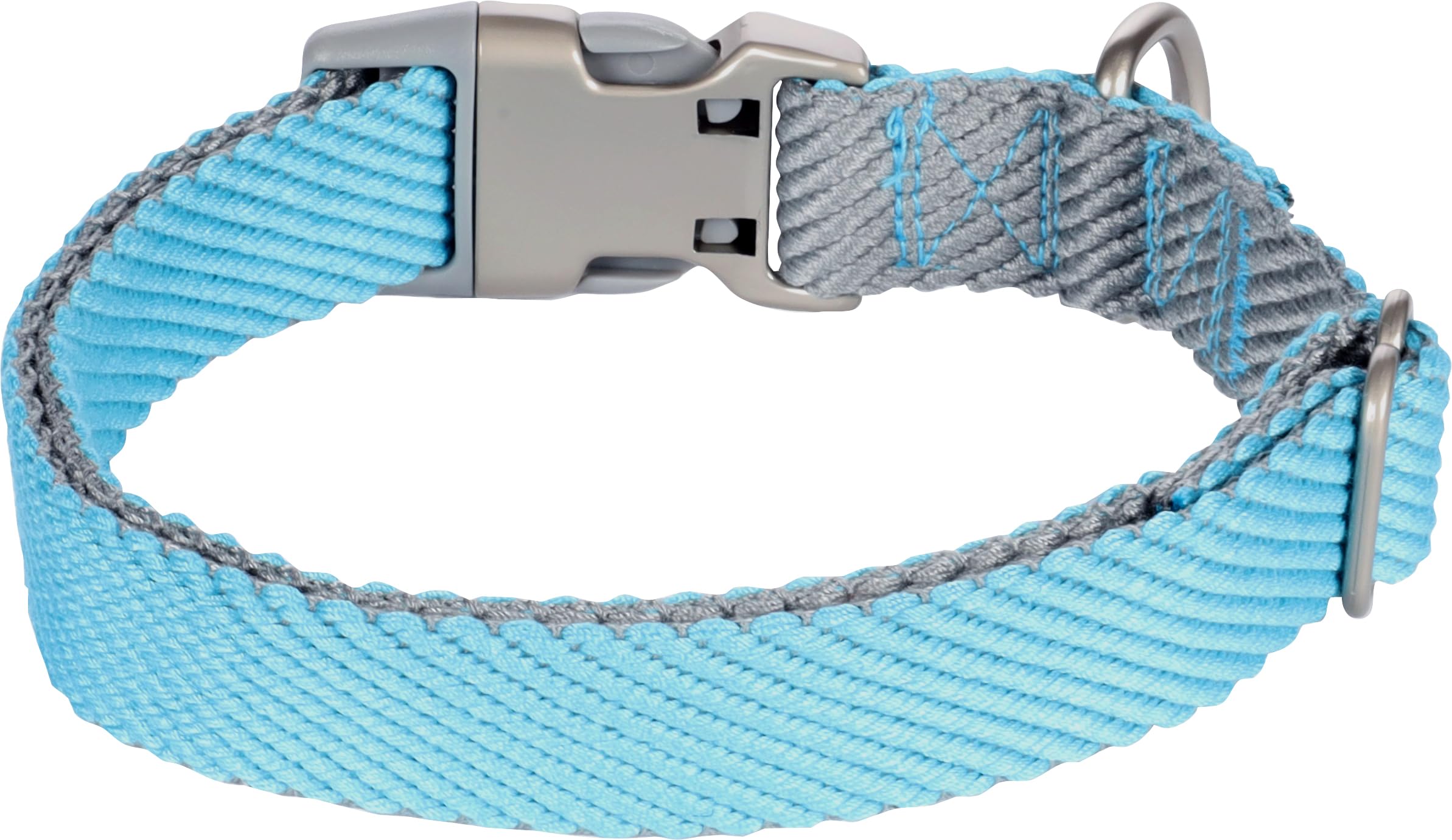 Flamingo Dog Collar Elly Light blue L 45-65cm 25mm