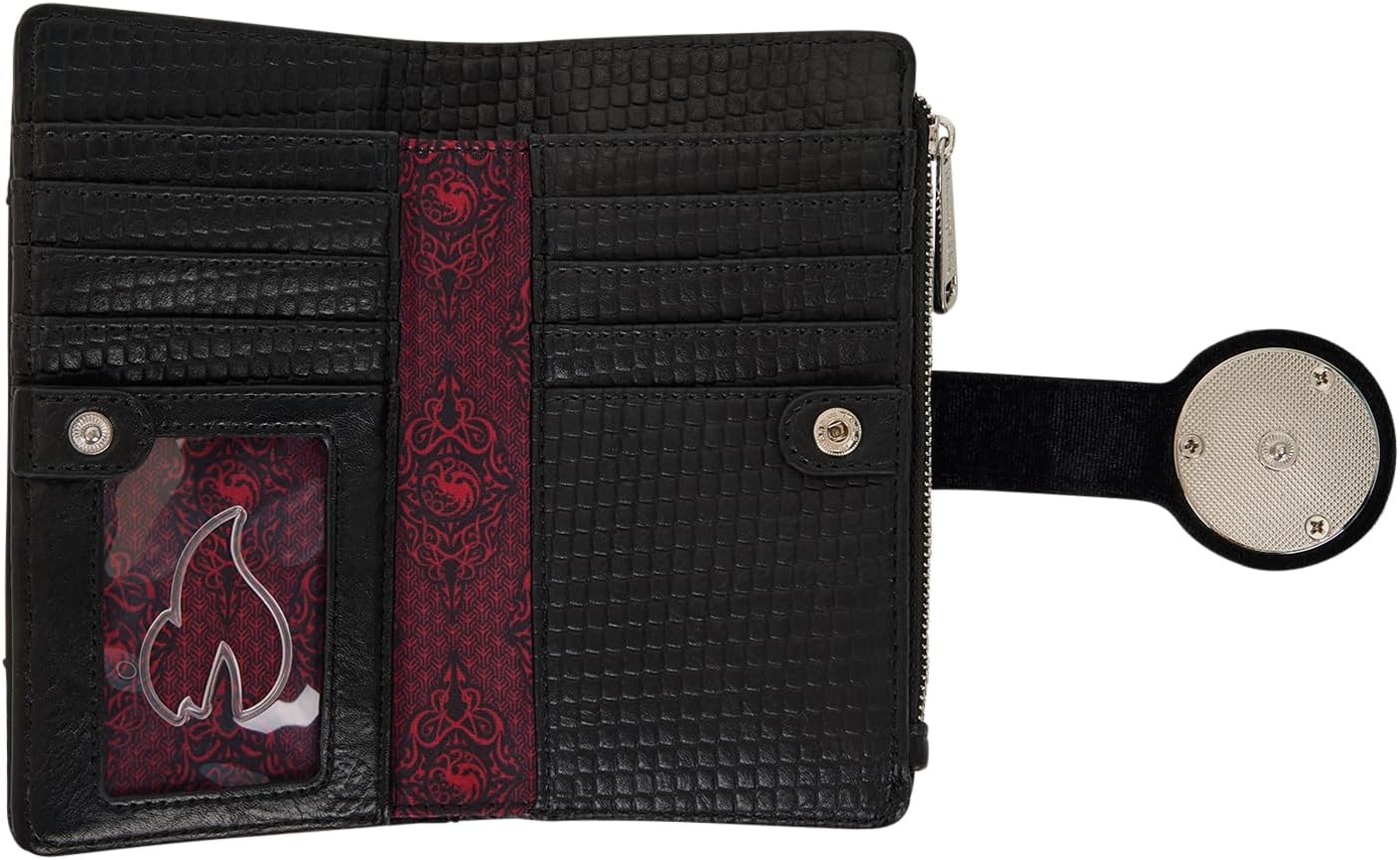 Loungefly House of The Dragon House Targaryen Flap Wallet