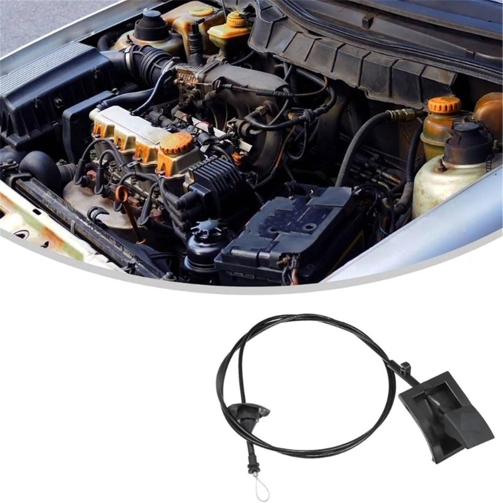 Leva di sblocco Cofano per F250 F350 F-53 F-59 F2TZ16916A Cavo e Maniglia di sblocco Cofano Motore Auto Cavo di sblocco Fermo Cofano Auto Kit Fermo Cofano