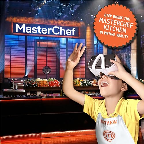 Miniatura 5 de Abacus Brands - VR MasterChef Junior - Libro de cocina infantil de RV, juego de actividades de aprendizaje STEM (versión completa, con gafas), desde