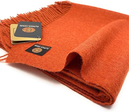 Vista 25 de Manta Cityscape 100% pura lana de alpaca bebé 6.6 pies de largo x 4.25 pies de ancho Ropa de cama hipoalergénica, suave y acogedora (Venecia)