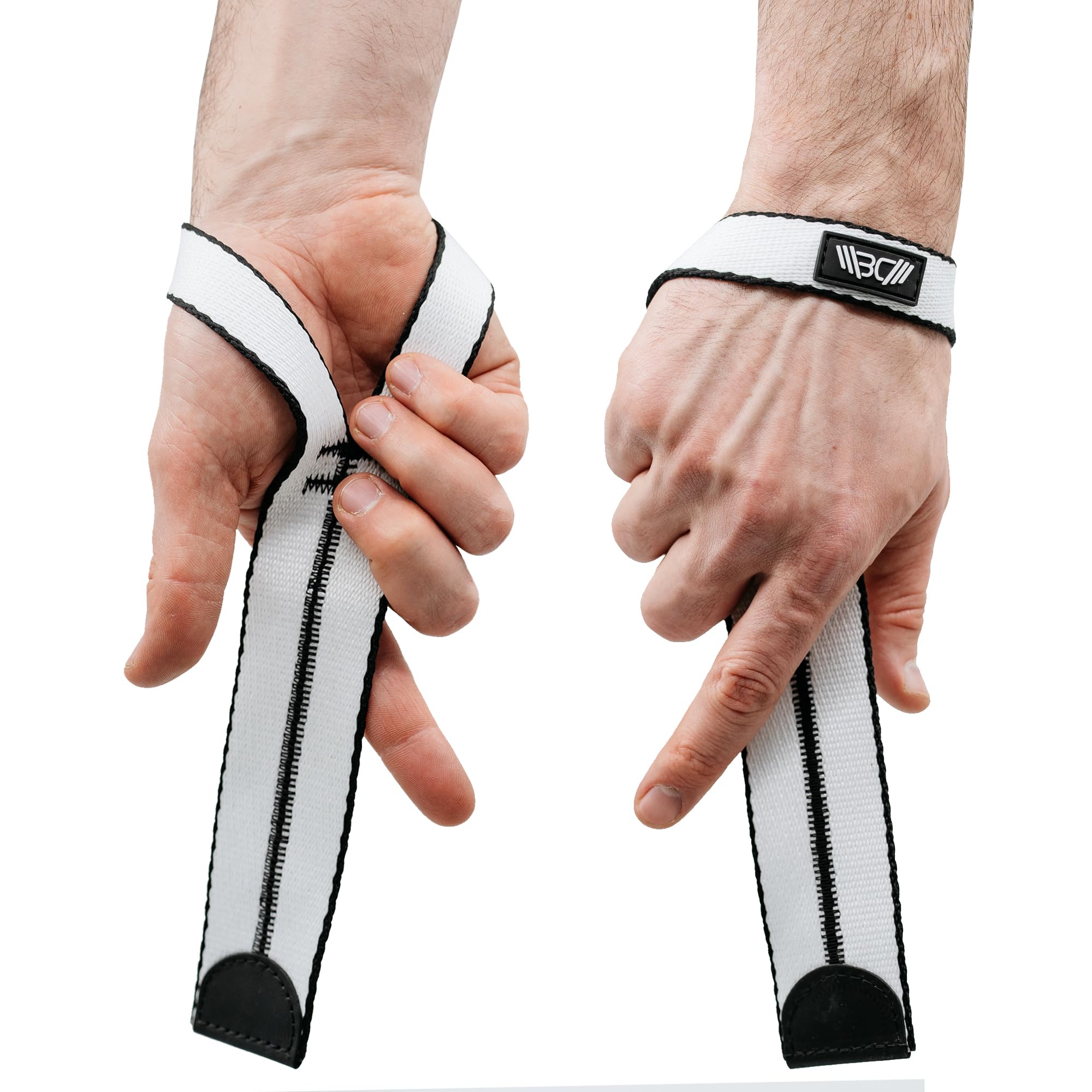 WARM BODY COLD MIND V1 Lifting Wrist Straps for Olympic Weightlifting - Rated at 660 lb - Hand Wraps for Powerlifting, Weight Lifting, Bodybuilding Functional/Cross Training, Deadlift Gym Bar, Cotton