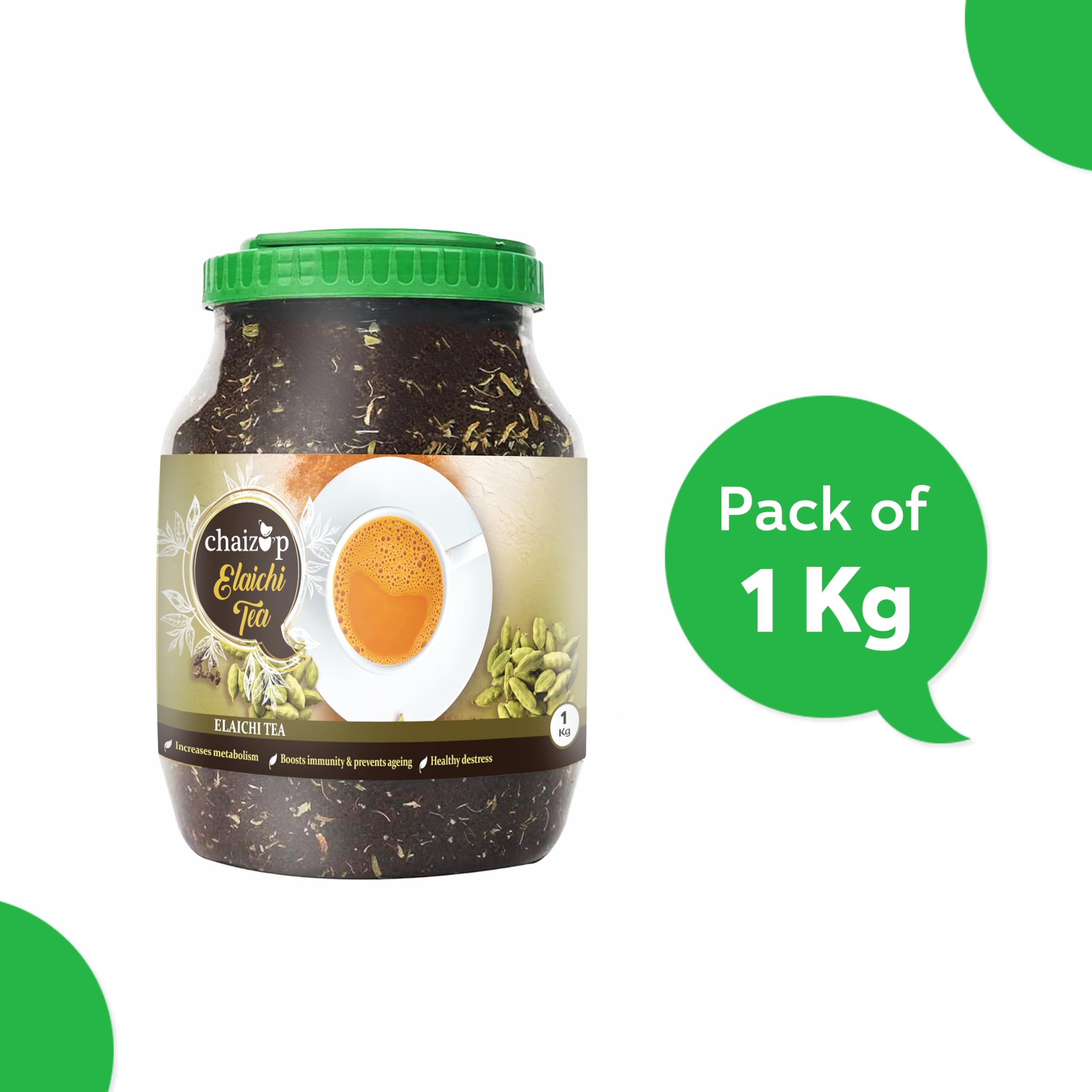 Chaizup Premium CTC Elaichi Tea | Strong & Aromatic Loose Leaf