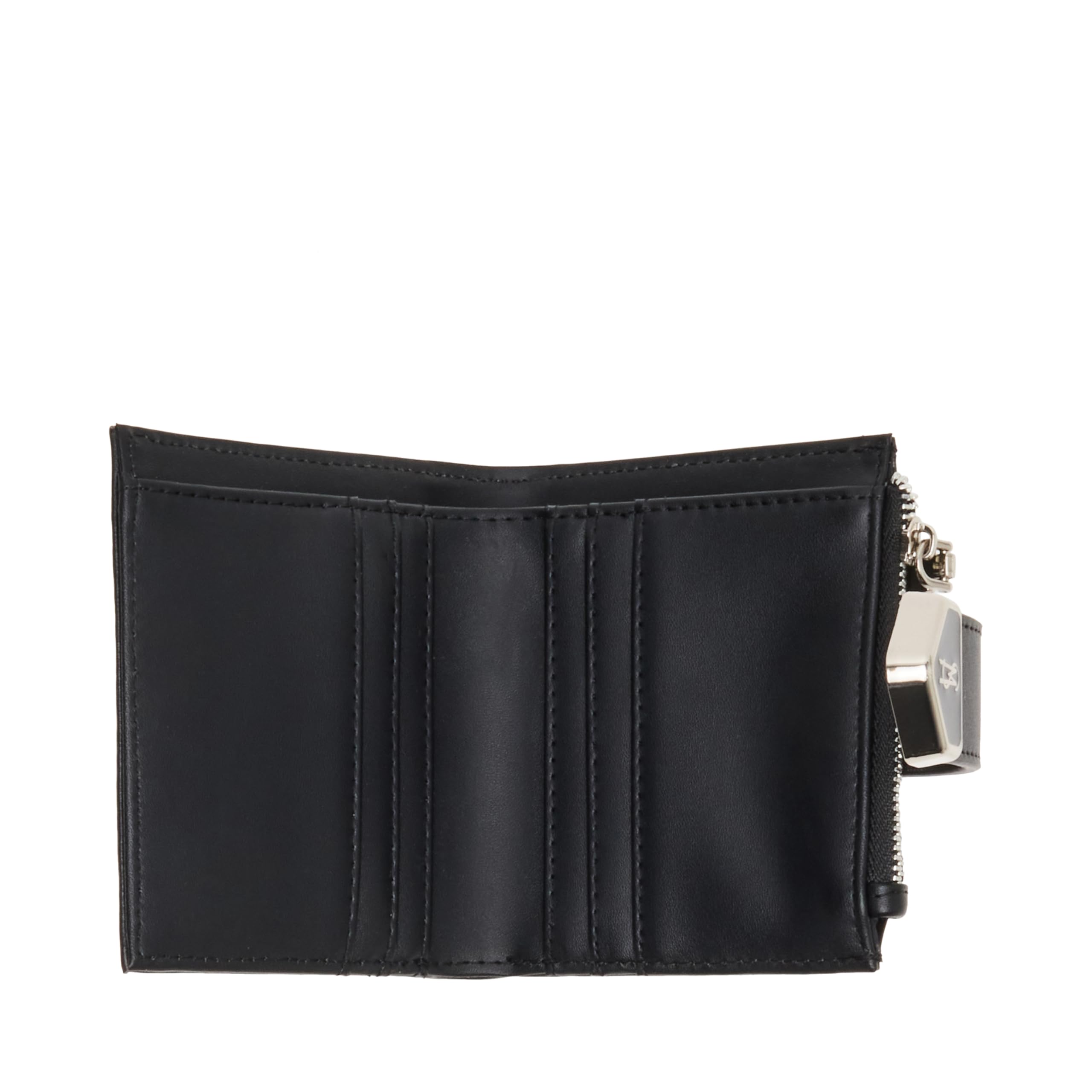 Steve Madden Damski portfel składany Jem-b, czarny, jeden rozmiar, składany portfel Jem-b