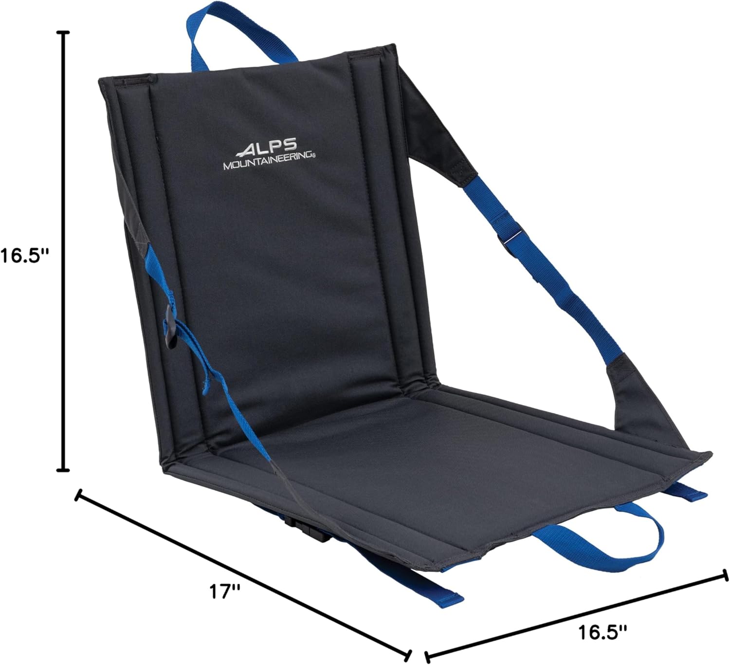 ALPS Mountaineering Weekender Camp Seat, One Size, Charcoal/Blue - New