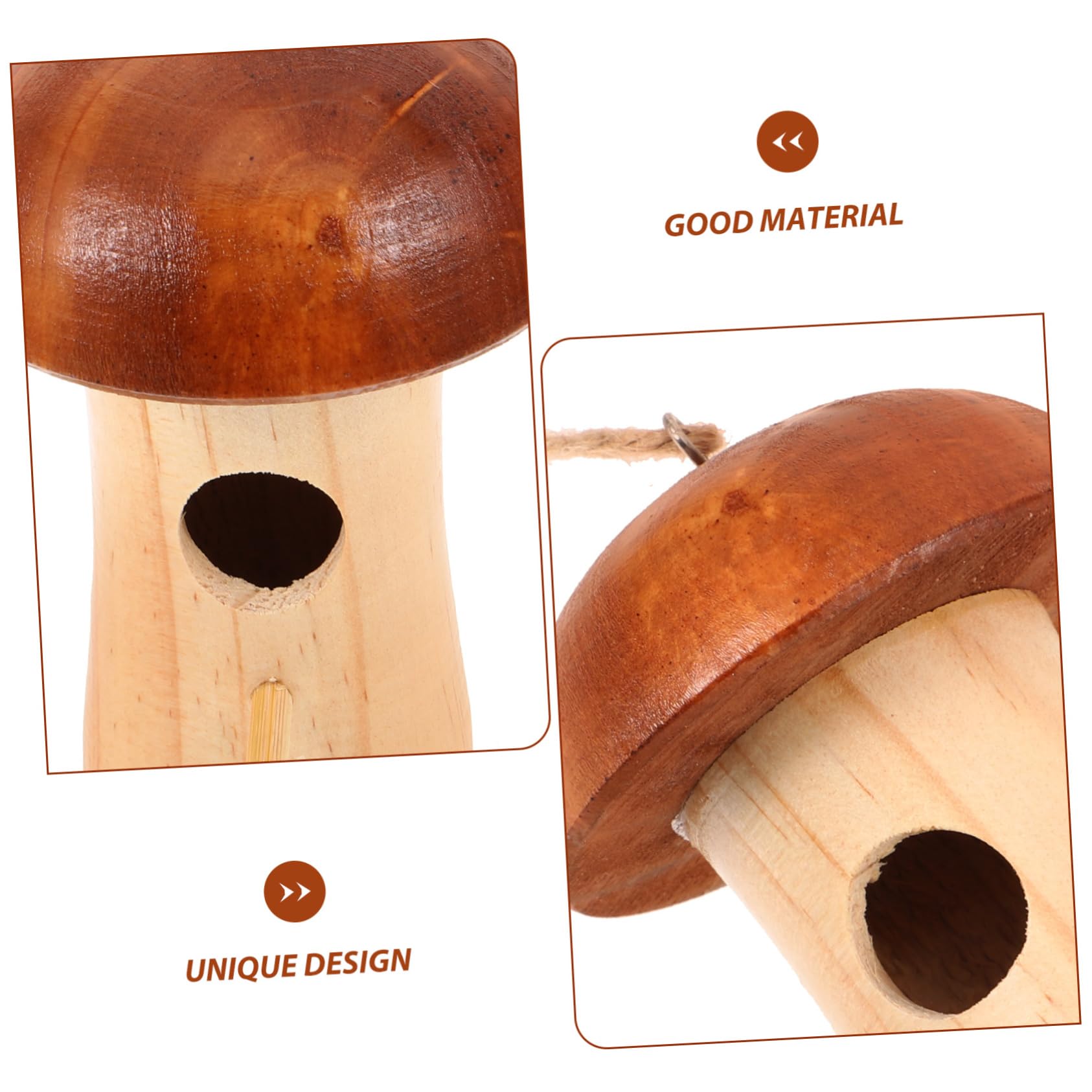 YARNOW 4 Pz Casa del Colibrì Mangiatoia per Fringuelli all'Esterno Vassoio per Appendere Cibo per Uccelli Forniture per Uccelli da Giardino Mangiatoia per Pappagalli Selvatici di Legno