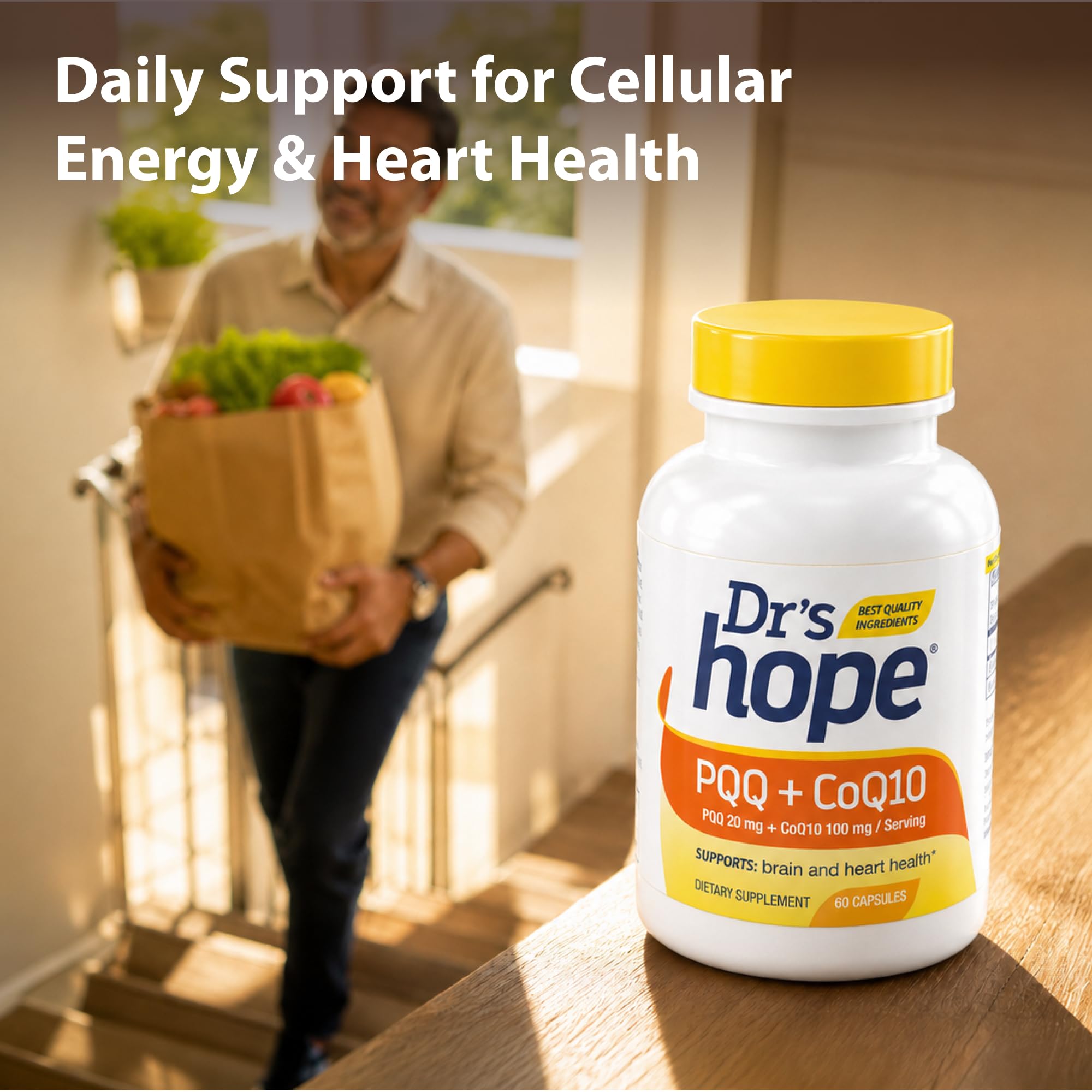 CoQ10 100mg + PQQ Supplement 20mg - Coenzyme Q10 with PQQ to Support Heart & Brain Health - Made in USA Backed by 30+ Years of Trust - GMP Certified & Non-GMO - 2 Month Supply — Amazon image 5