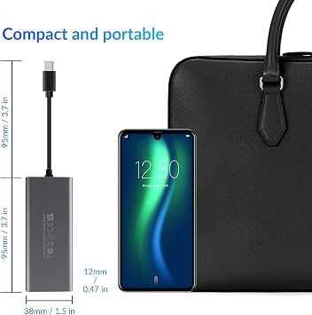 USB-C Multi Card Reader,CF SD TF XD MS M2 Card Adapter for Phone Laptop | Memory Stick Pro Duo/Micro SD Card Reader Adapter for Phone/Pad USB C Device,No Application Required Plug and Play