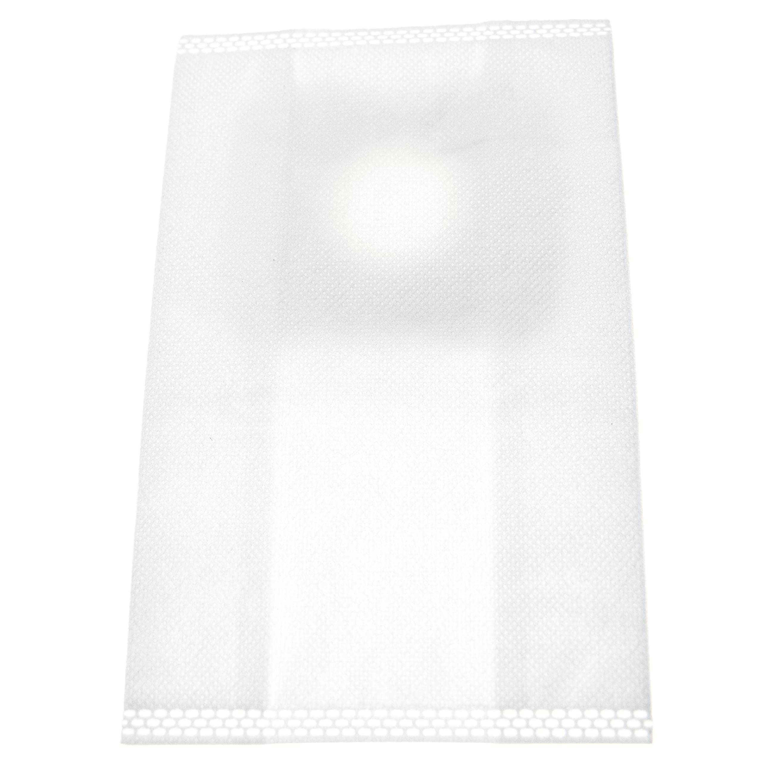 vhbw 10x sacchetto compatibile con GOLDSTAR Turbo 2700, 2800, 2900, 3000, 4000 aspirapolvere- microfibra, 30,5cm x 17cm Bianco