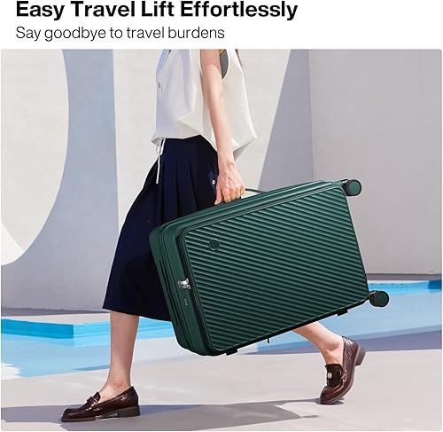 Miniatura 8 de Maletas de equipaje expandibles con ruedas para equipaje de mano de mixi Maletas rígidas con apertura superior para viajes con ruedas giratorias y