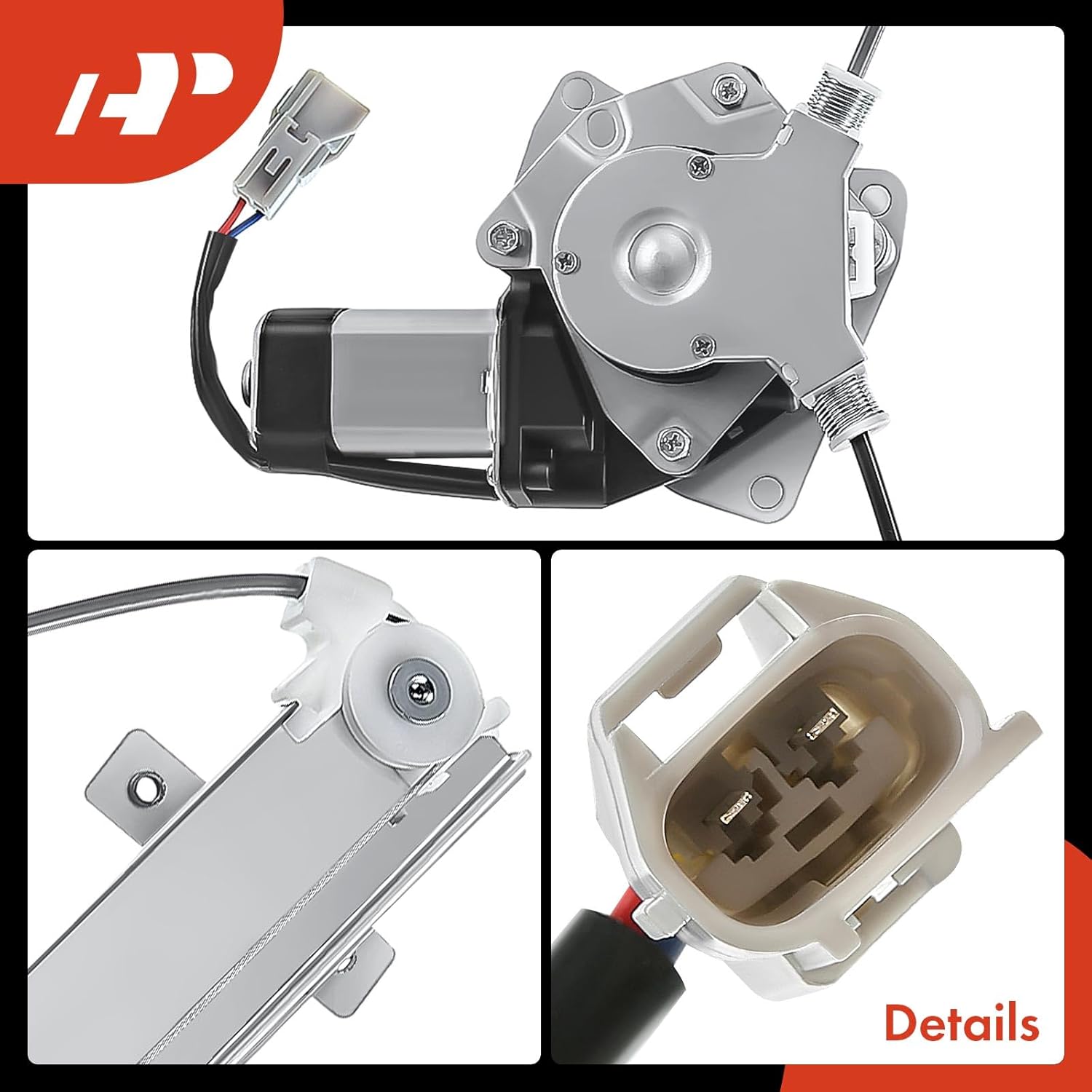 A-Premium Power Window Regulator with Motor Compatible with Mitsubishi Galant 2004-2012 Rear Left Driver Side