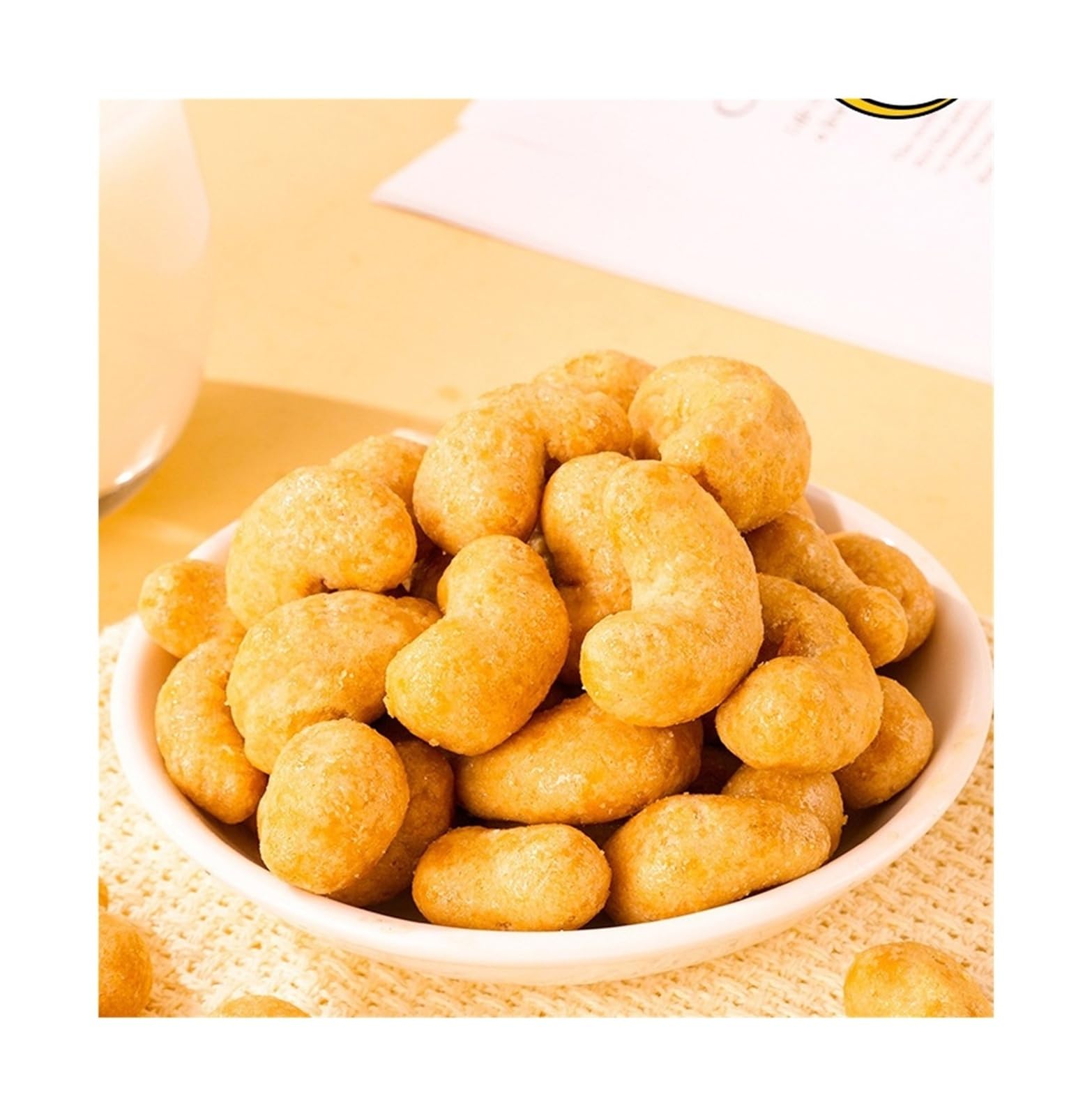 252 g Prażone orzechy nerkowca, chrupiące i pachnące orzechy oraz przekąski(2pcs)