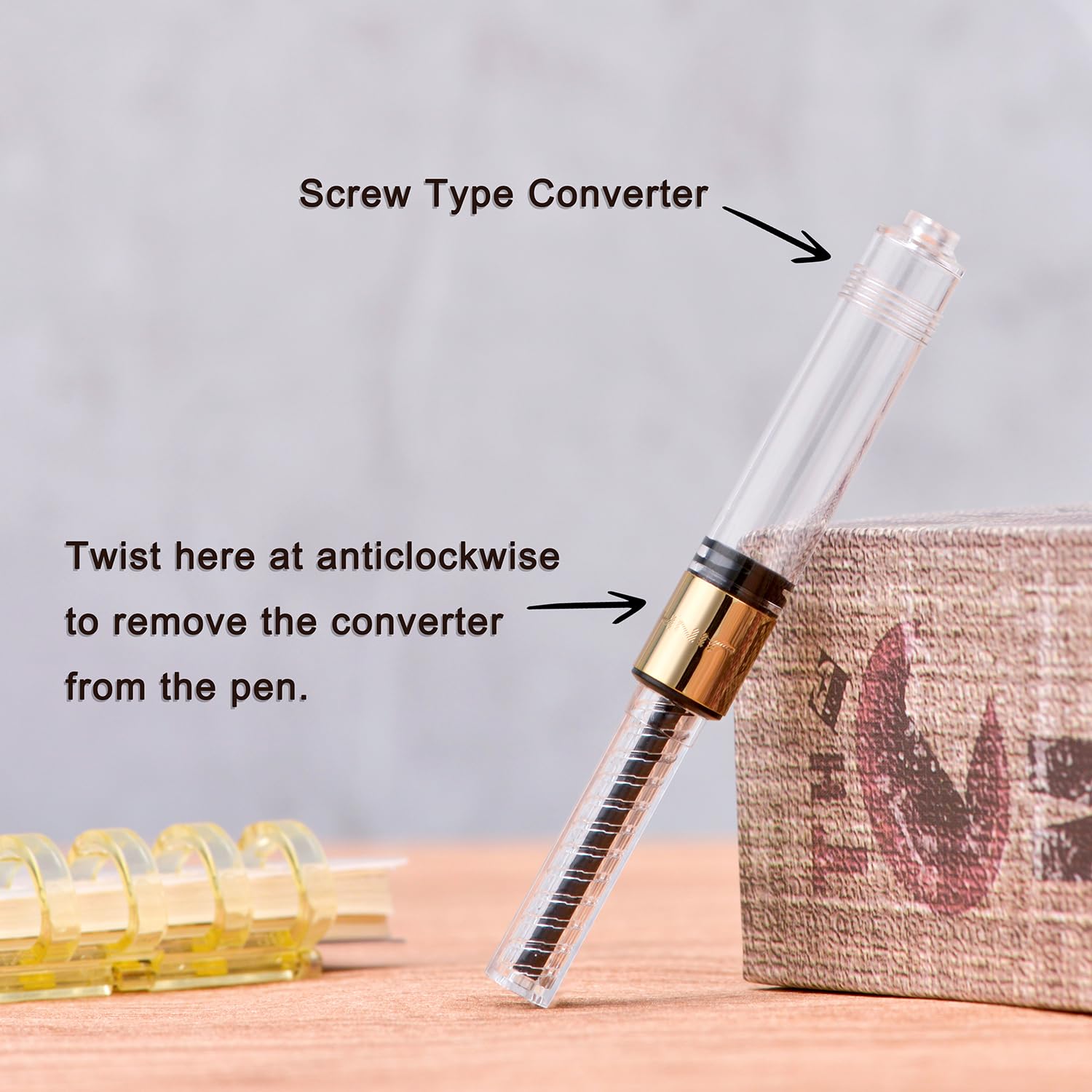 Amazon | Lanxivi Jinhao 9019 万年筆 Dadaoシリーズ 透明ブルー