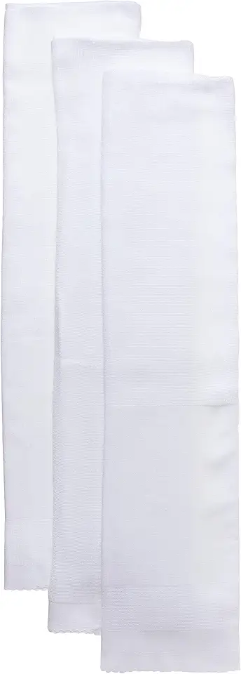 Papi Textil Toalha De Fralda Papi Luxo Pinte E Borde Branca 1,10M X 70Cm Contem 03 Un
