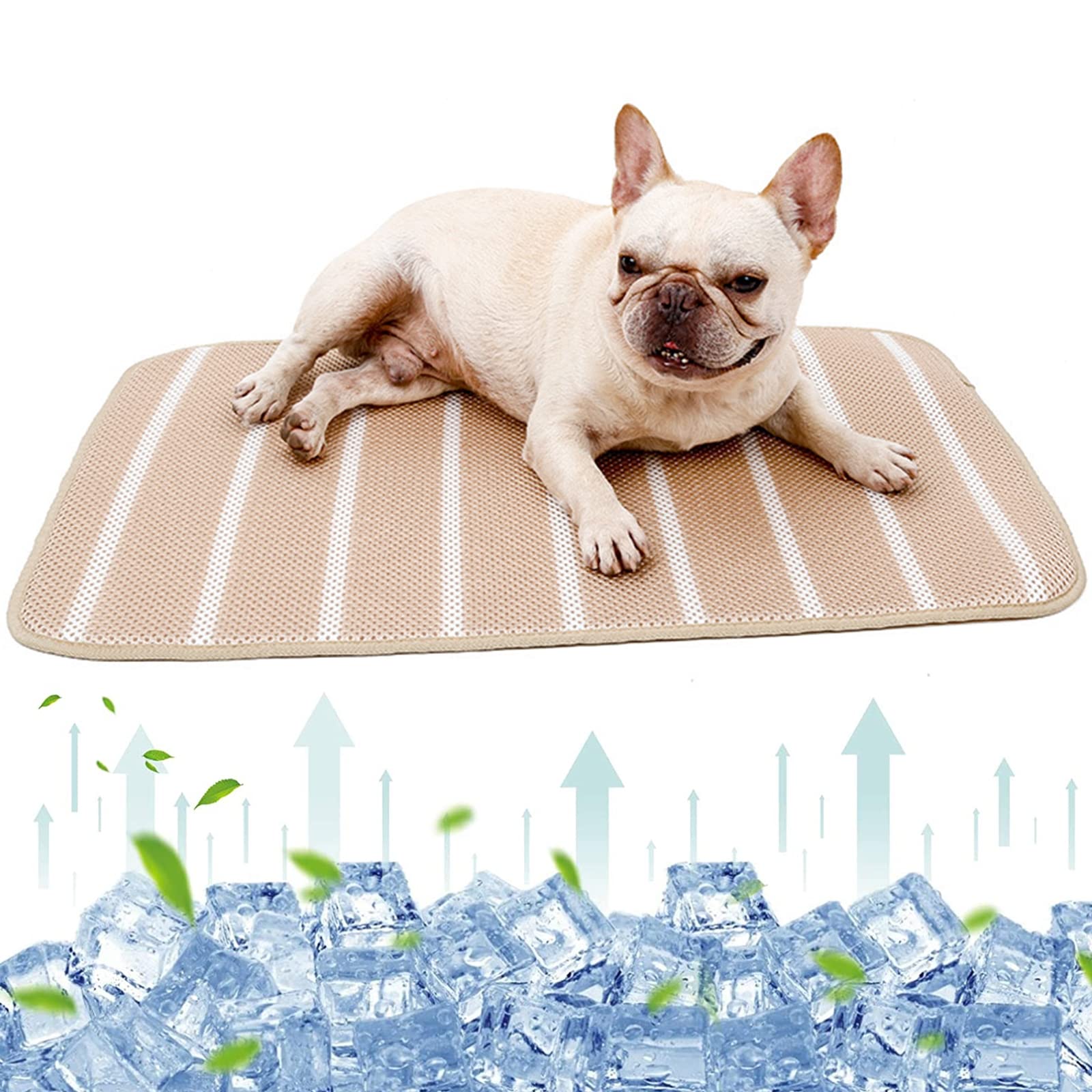 JFGCTYHXY Pet mattresses, Summer Pet Ice Mat Bed for Dogs Cats Kennel Pad 3D Mesh Dog,Non-Slip Crate,Ideal