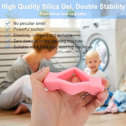 Miniatura 2 de Accesorio de puerta de lavadora de carga frontal, accesorio de puerta de lavadora, soporte de puerta, tope flexible de puerta de lavadora de un solo