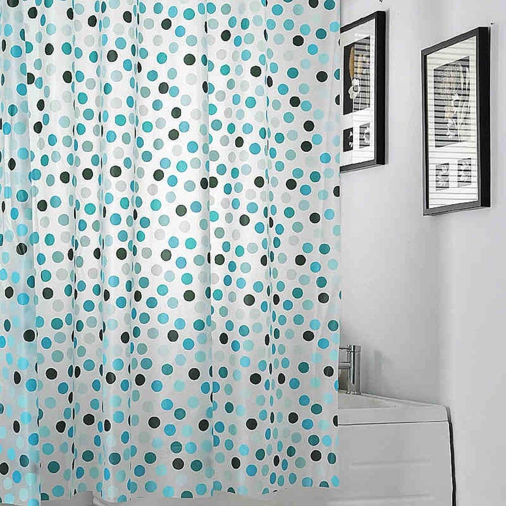 Cortina de ducha Mu Household para baño, cortina de ducha, impermeable, más gruesa, antimoho, sin olor, cortinas antiarrugas, 120 x 180 cm.