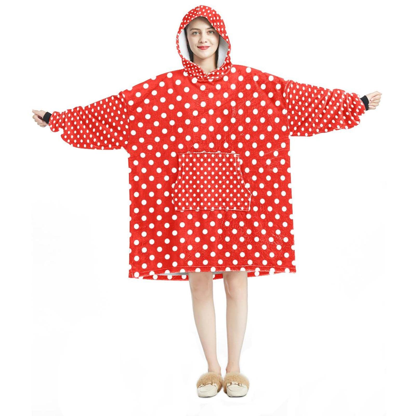 Sweat à capuche surdimensionné en flanelle pour vos soirées cocooning