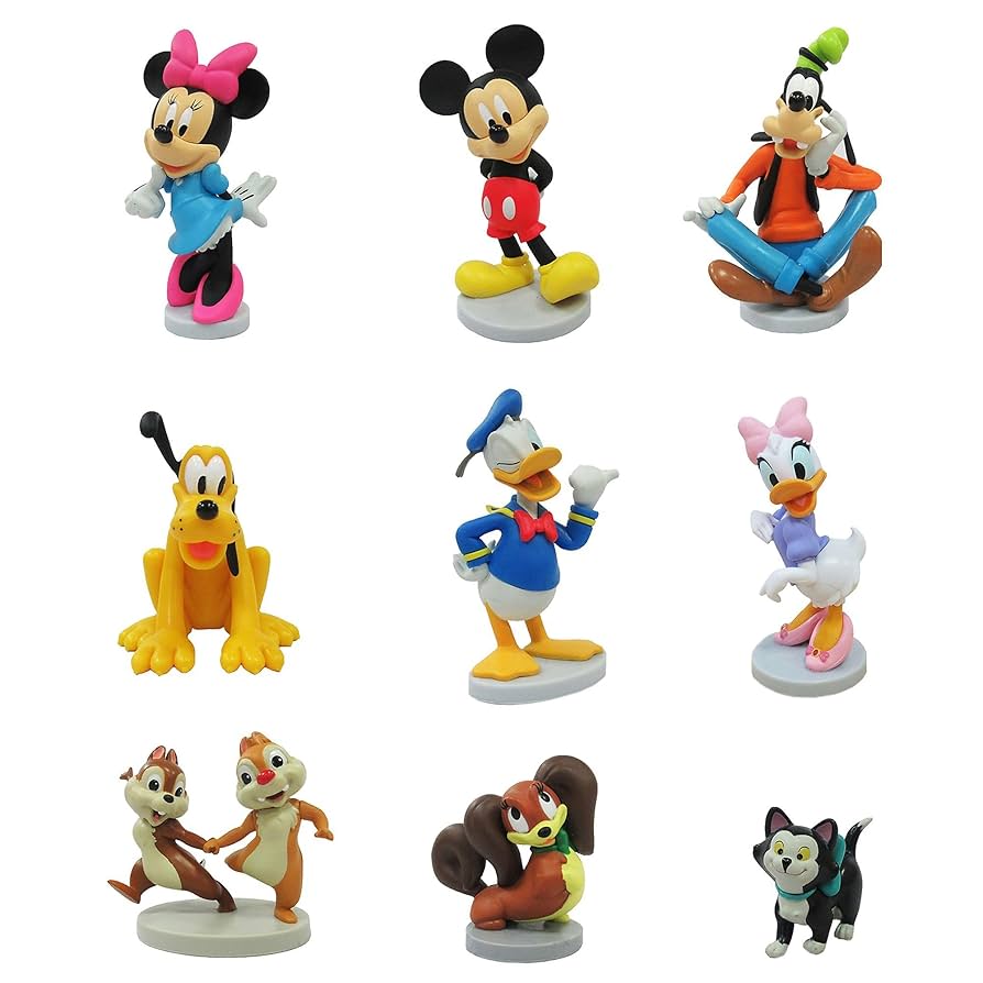 Disney Store Mickey Family Deluxe Figure Set, Suitable for