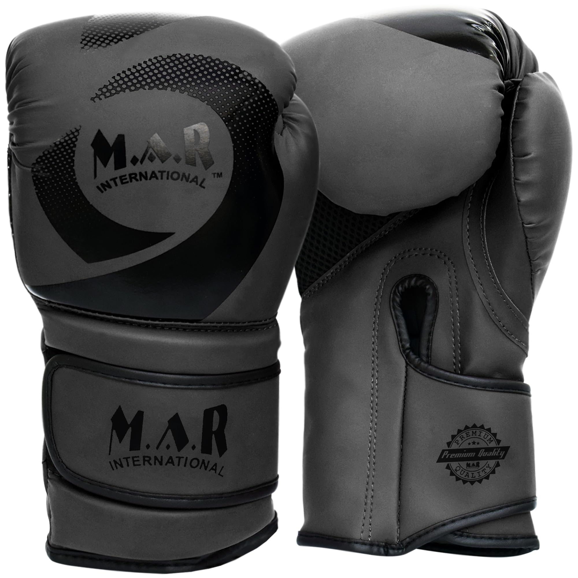 MAR | Boxing & Kickboxing Gloves for Men, Women & Kids | Rex Leather, Thumb Lock, Sparring, Training & Bag Work Gloves | MMA, Muay Thai, Martial Arts | 4oz–16oz | Breathable & Durable