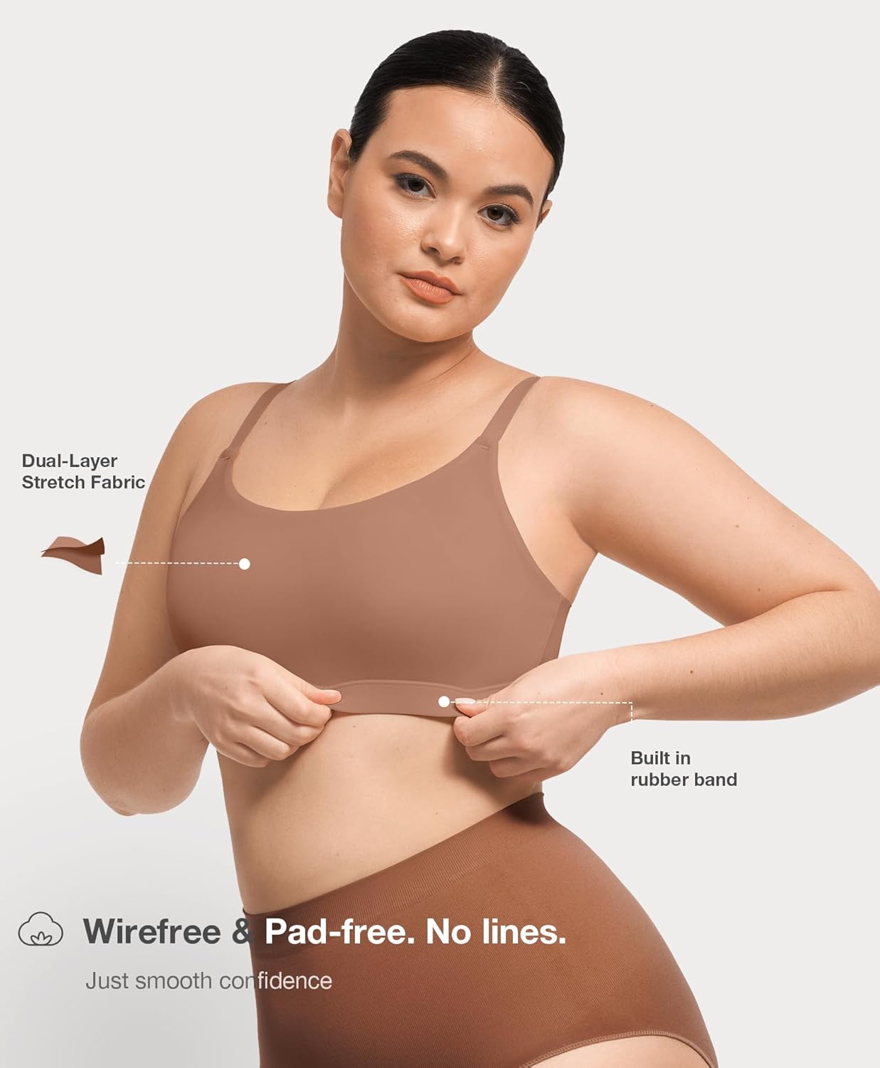 Lover-Beauty Seamless Bra for Women No Underwire Full Coverage Bras Wireless Comfortable Everyday Bra - Image 2