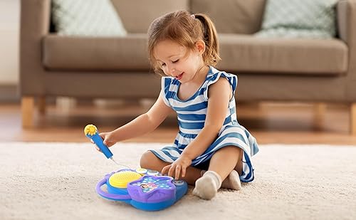 Miniatura 5 de eKids Ms Rachel - Micrófono de karaoke con boombox para fanáticos de los juguetes para niños, máquina de karaoke para niños con música integrada