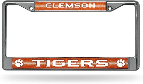 Miniatura 239 de Rico Industries NCAA 12 x 6 pulgadas, accesorio de automóvil cromado plateado brillante para automóvil/camión/SUV