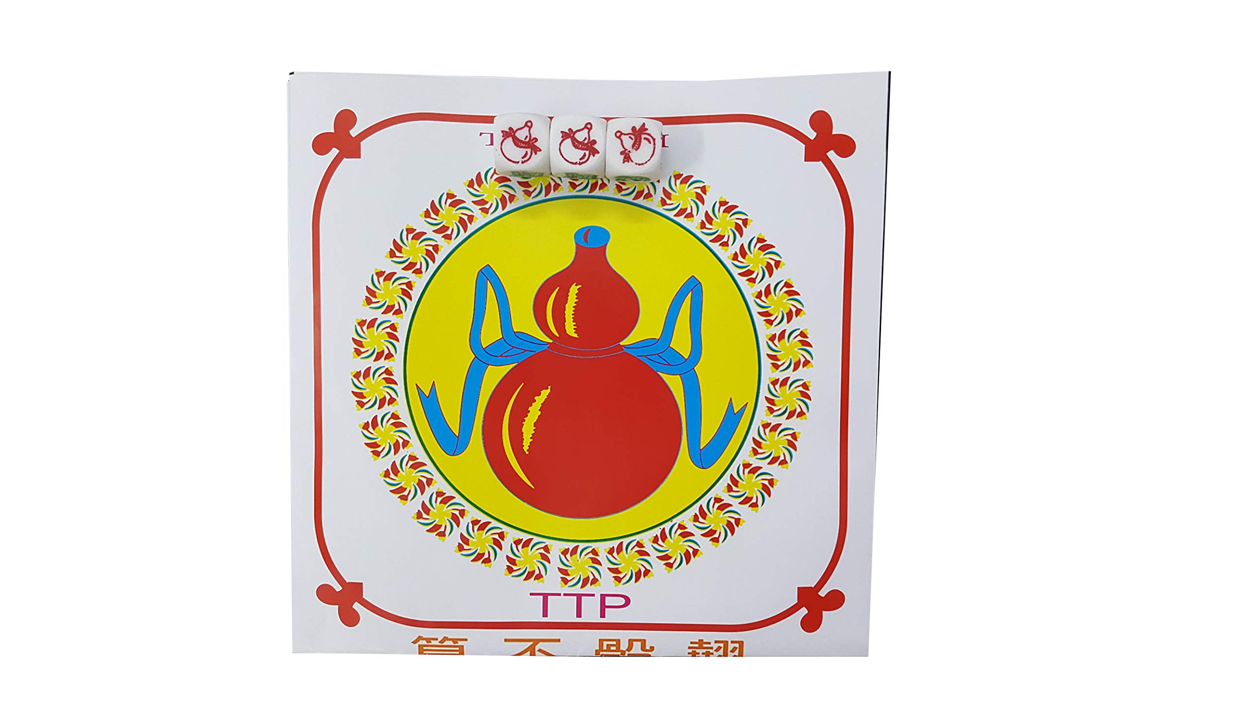 Gourd Fish Shrimp Crab dice. Crown Anchor Game. Chuck a Luck Game. BAU