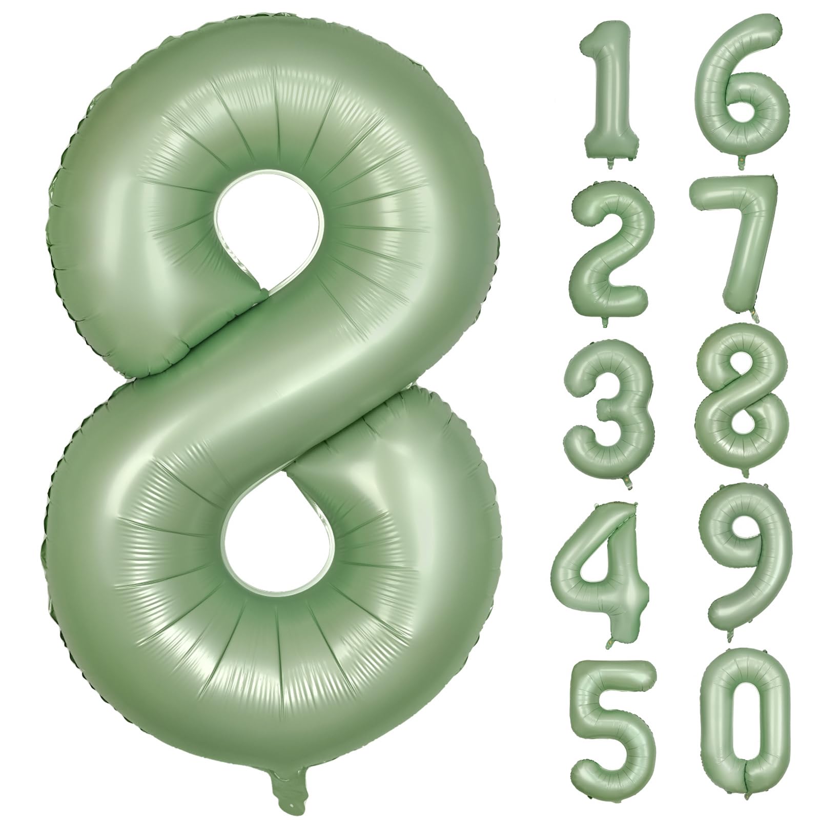 Red 0 balloon 40 Inch Giant Helium Foil Number 0 to 9 Red Balloon Birthday Wedding Party Digital Decorations (Number 0) — view 216