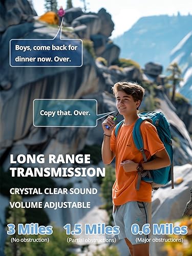 Miniatura 58 de Walkie Talkies para niños recargables, juguetes para niños y niñas de 3 a 12 años, paquete de 3 radios de 2 vías de largo alcance, regalos