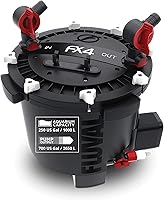 Fluval FX4 Canister Filter for 250 Gal Aquariums - 700 GPH High Performance Pump with Smart Tech