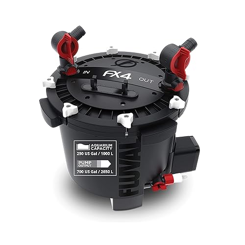 Fluval FX4 High Performance Aquarium Filter, Canister Filter for Aquariums