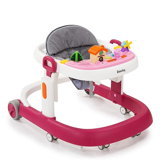 Quocdiog 3 in 1 Baby Walker,Foldable MultiFunction