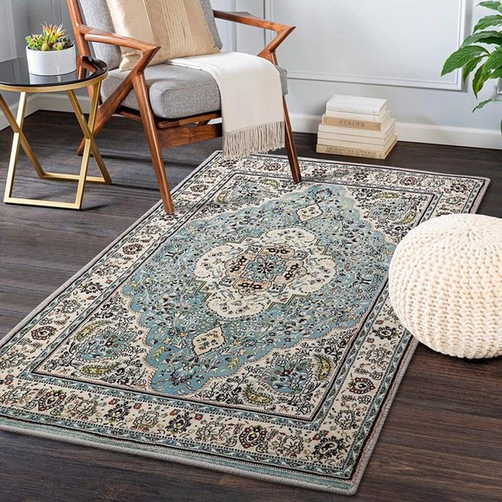 Tapis bohème antique haut de gamme pour salon chic