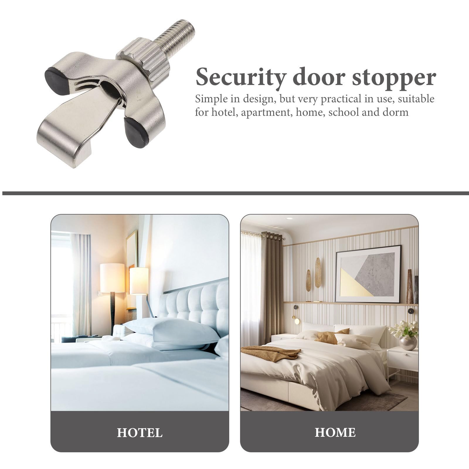 Tragbares Hoteltürenschloss aus Zinklegierung mit Einfacher Installation und Verschleißfestem Sicherheitstürstopper für Reisen Schule und Zuhause