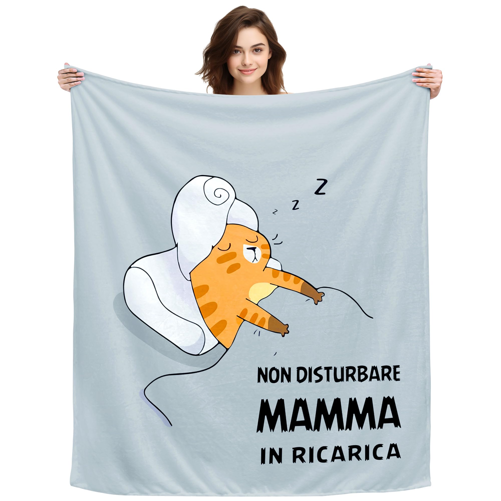 Coperta Morbida Regalo Per La Mamma – 152 X 127 Cm – Plaid Caldo E Accogliente Per Divano E Letto, Idea Regalo Compleanno Festa Della Mamma