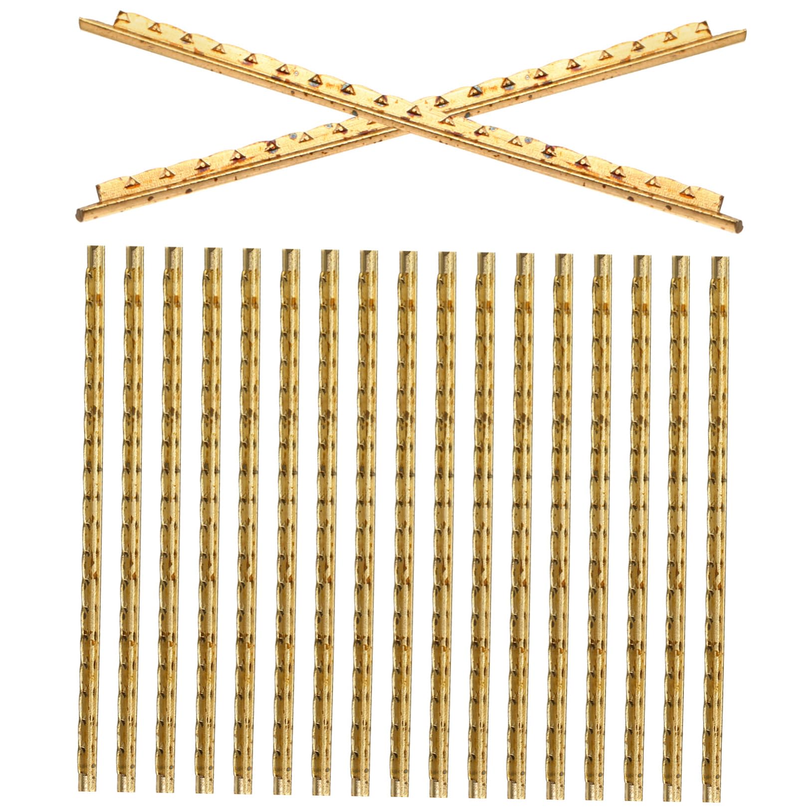 OFFSCH Guitar Fretwire 19 Frets Copper Fret Wire Set for Guitar Repair Maintenance
