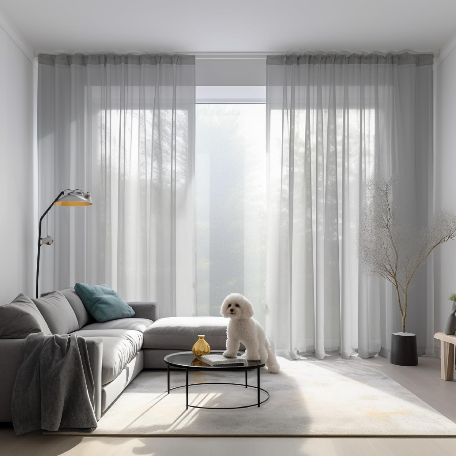 NAKIHOUSE Voile Curtain - Image 2