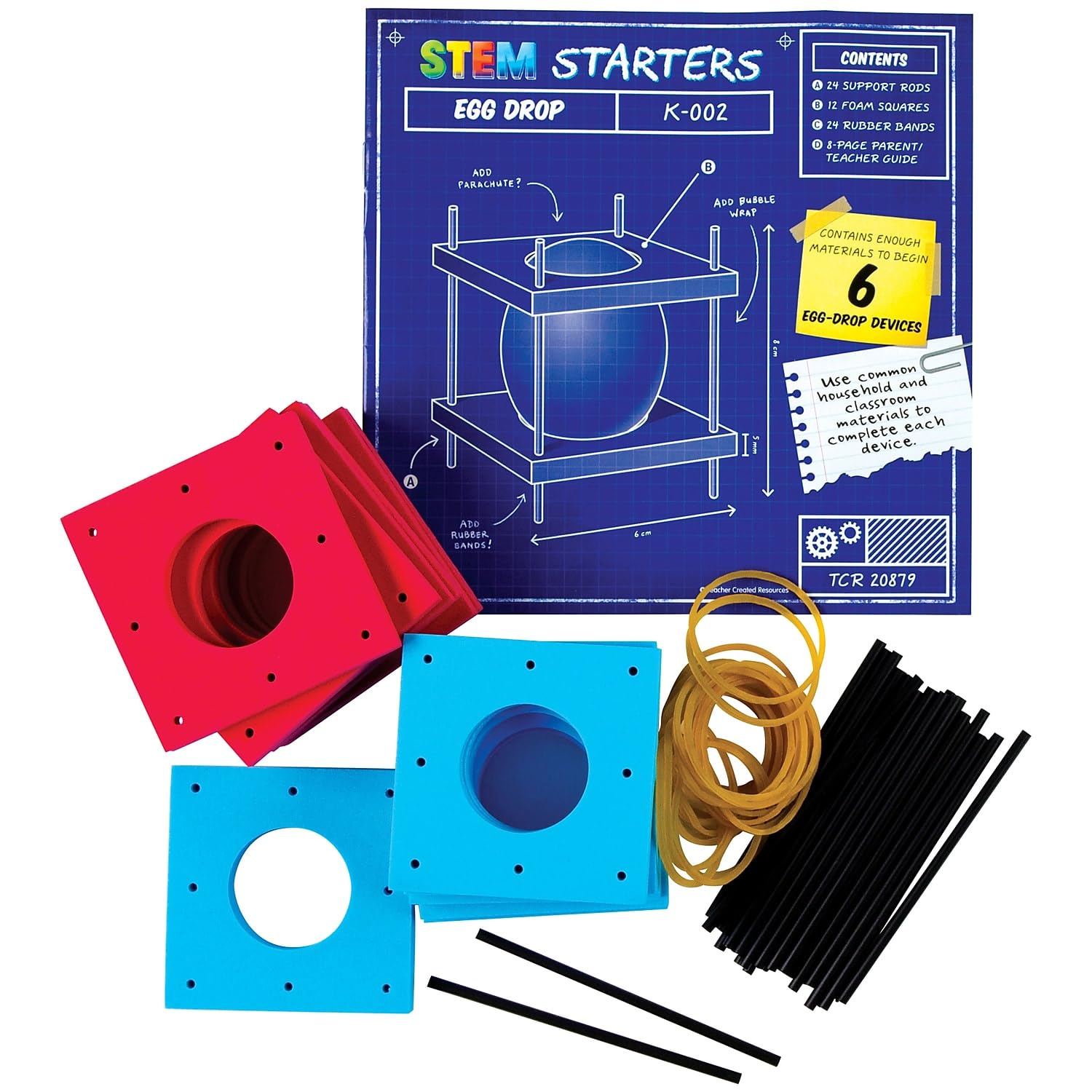 Teacher Created Resources STEM Starters: Egg Drop, 60 Pieces (TCR20879)